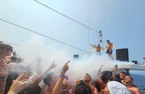 image n.3 of Mallorca: Boat Party with Live DJs, Lunch, & Nightclub Entry activity in Santa Ponsa, uploaded by supplier