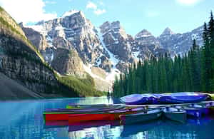 image n.3 of Lake Moraine Lake Louise Johnston Canyon Banff Town Day Tour activity in Banff, uploaded by supplier