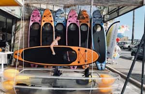 afbeelding n.3 van Transparante Stand Up Paddle Verhuur (tweezitter) activiteit in Antibes, geüpload door aanbieder