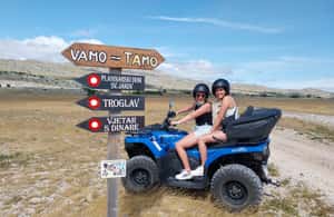 Image N°4 de Depuis Split : Aventure en quad dans le parc naturel de Dinara avec baignade activité à Split, publiée par le prestataire