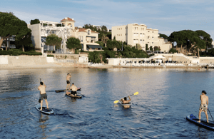 afbeelding n.4 van Transparante Stand Up Paddle Verhuur (tweezitter) activiteit in Antibes, geüpload door aanbieder