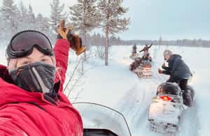 image n.4 of Polar Nature Tour on Snowmobile activity in Kiruna, uploaded by supplier