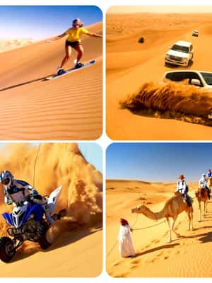 image n.2 of Doha: Desert Safari with 4WD Quad Bike and Camel Ride activity in Qatar, uploaded by supplier