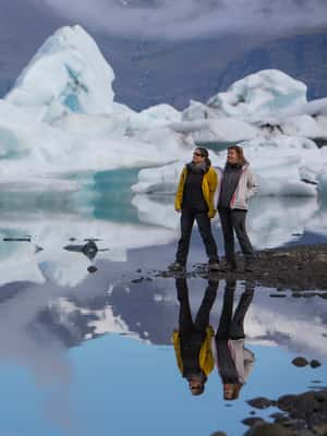 Obraz nr 2 z atrakcji Jökulsárlón: Jaskinia lodowa Vatnajökull - wycieczka z przewodnikiem w Norðurland eystra (Region Północno-Wschodni), przesłany przez organizatora