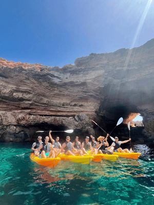 image n.2 of Ibiza: Sea Cave Tour with Guided Kayaking and Snorkeling activity in Balearic Islands, uploaded by supplier