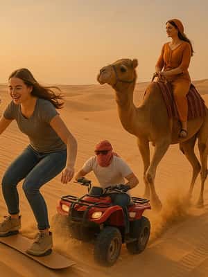image n.2 of Doha: ATV, Quad/Buggy Dune Bashing, Camel Ride, Sandboarding activity in Al Wakrah, uploaded by supplier