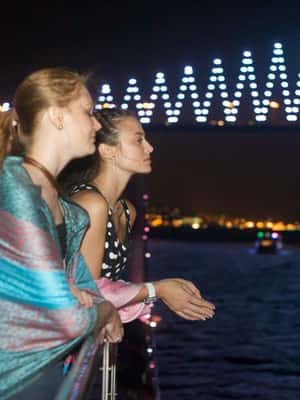 image n.2 of Istanbul: Bosphorus Night Dinner Cruise with Private Table activity in Istanbul, uploaded by supplier