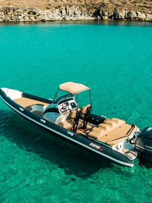 Mykonos: Customized Private RIB Cruise with Swim Stops