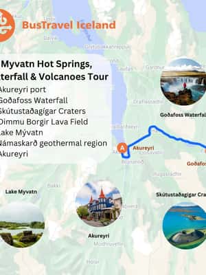 imagen n.º 2 de Desde Akureyri: Excursión al Lago, Cráteres y Cascada de Myvatn actividad en Akureyri, subida por el proveedor