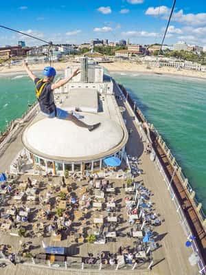 Obraz nr 2 z atrakcji Molo w Bournemouth: Bilet wstępu PierZip w Bournemouth, przesłany przez organizatora