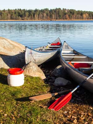 image n.2 of Stockholm: Sunset Canoe Beaver Safari & BBQ on Island activity in Vaxholm, uploaded by supplier