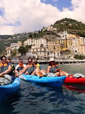 image n.2 of Amalfi: Kayak-Snorkel to Pandora Cave, Hidden Beach & Drinks activity in Ravello, uploaded by supplier