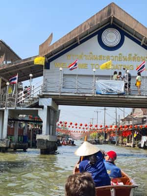 slika št. 2 aktivnosti Bangkok: plavajoča tržnica in tržnica Maeklong zasebni prevoz na destinaciji Bangkok, naložil dobavitelj