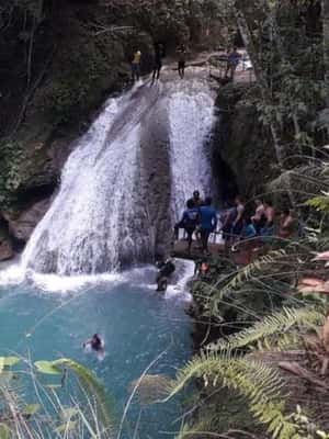 From Ocho Rios: Blue Hole & Dunn's River Falls Tour