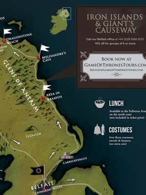 Image N°2 de Belfast : Game of Thrones - Les îles de fer et la Chaussée des Géants activité à Royaume-Uni, publiée par le prestataire