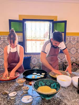 imagen n.º 2 de Marrakech Clase de Cocina Tradicional Marroquí de Pan de Crepes actividad en Marrakech, subida por el proveedor
