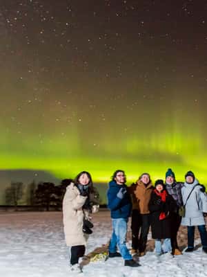 bild nr.2 av Rovaniemi: Fotograferingstur med jakt på norrsken och grillning aktivitet i Rovaniemi, uppladdad av arrangören