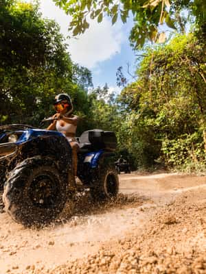 image n.2 of Cancun: Jungle ATV Tour, Ziplining, and Cenote Swim activity in Quintana Roo, uploaded by supplier