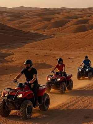 imaginea n.2 a activității Marrakech: Cină și spectacol în deșertul Agafay cu quad bike și cămilă în Marrakesh, încărcată de organizator