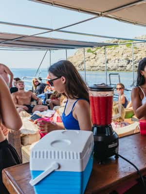 image n.2 of Rhodes: Anthony Quinn, Ladiko and Caves All-Inclusive Cruise activity in Faliraki, uploaded by supplier