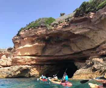 Cala Codolar: Sea & Caves Kayaking Tour with Snorkeling