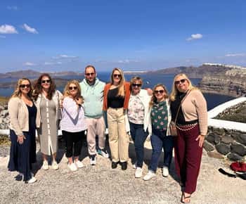 Santorini: tour panoramico per piccoli gruppi con una guida locale