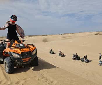 De Agadir ao deserto de Tifnit: Passeio de Quadriciclo com Sandboard