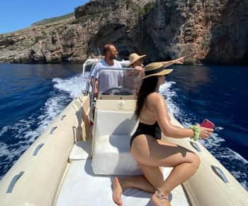 Vlore: Haxhi Ali Höhle, Karaburun Speedboot Tour & Schnorcheln