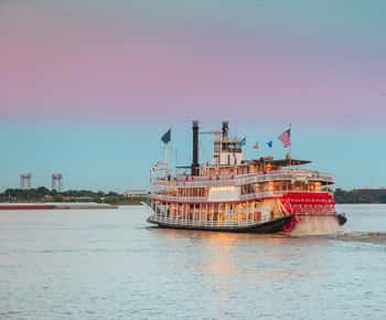 New Orleans: Steamboat Natchez Jazz Cruise + Dinner Option