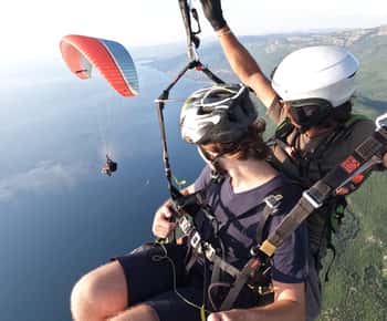 Ohrid: Paragliding-oplevelse med afhentning