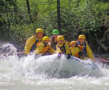 Rio Kicking Horse: Meio dia de introdução ao rafting em águas brancas