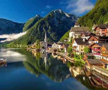 De Salzburgo: viagem privada de 1 dia a Hallstatt com St. Gilgen