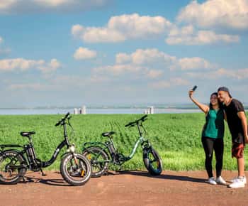 Cidade de Quebec: aluguer de bicicletas elétricas na Ilha de Orléans