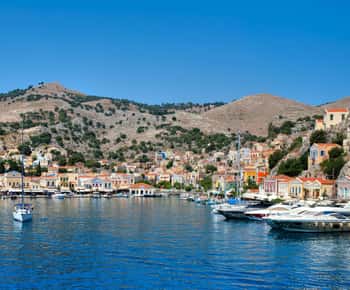 Rhodes: Boat trip to Symi island with swimming at St. George