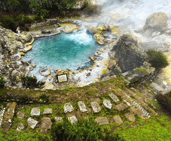 Furnas Volcano Wonders, Tea Plantation & Waterfall Tour