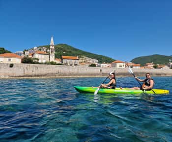 Budva: kayak tour to Sv.Nikola island caves