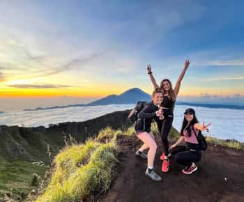Bali: Mount Batur Sunrise Trek & Ubud Zip-Line Adventure