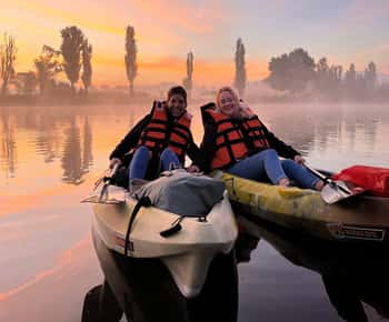 Xochimilco: świt w kajaku w Meksyku