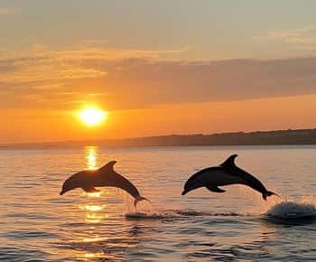 Excursión para avistar delfines: 85 % de posibilidades. Todo incluido: bebidas + cena.
