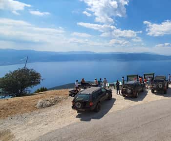 Jeep-safari i nationalparken Galicica fra Ohrid