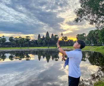 Siem Reap: tour por los templos con amanecer en Angkor Wat y desayuno