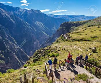 FROM CABANACONDE: 2 DAY COLCA TREK START AT 8:30 IN THE MORNING