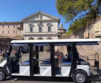 Roma: Recorrido en carrito de golf por los monumentos cristianos