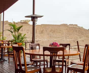 Mittagessen im Restaurant Huaca Pucllana