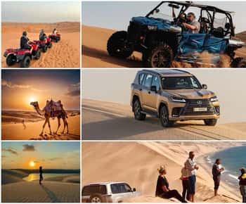 Doha: ATV, Quad/Buggy Dune Bashing, Camel Ride, Sandboarding