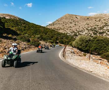 Crete: Quad Off-Road Tour to Villages with Hotel Transfers