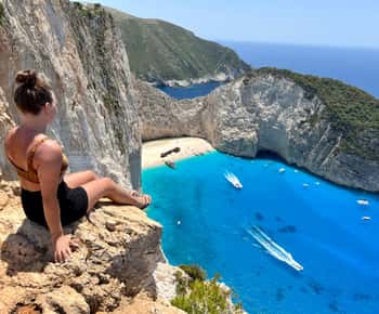 Zakynthos: Shipwreck Beach with Blue Caves Land & Sea Tour
