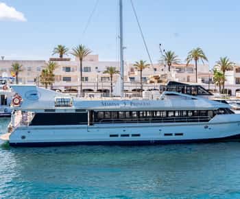 De Sant Antoni: Traslado de barco de ida e volta para Formentera