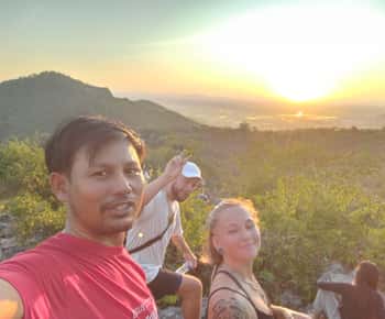Battambang : Train de bambous, grotte des chauves-souris, grotte de la mort en tuk tuk