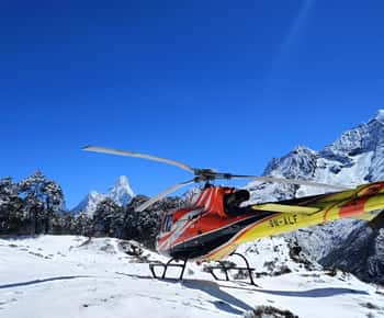 Excursión en helicóptero al Campamento Base del Everest